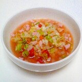 塩麹トマトスープ